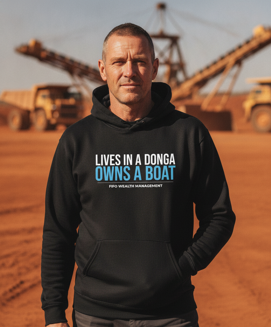 Lives in a Donga, Owns a Boat Hoodie