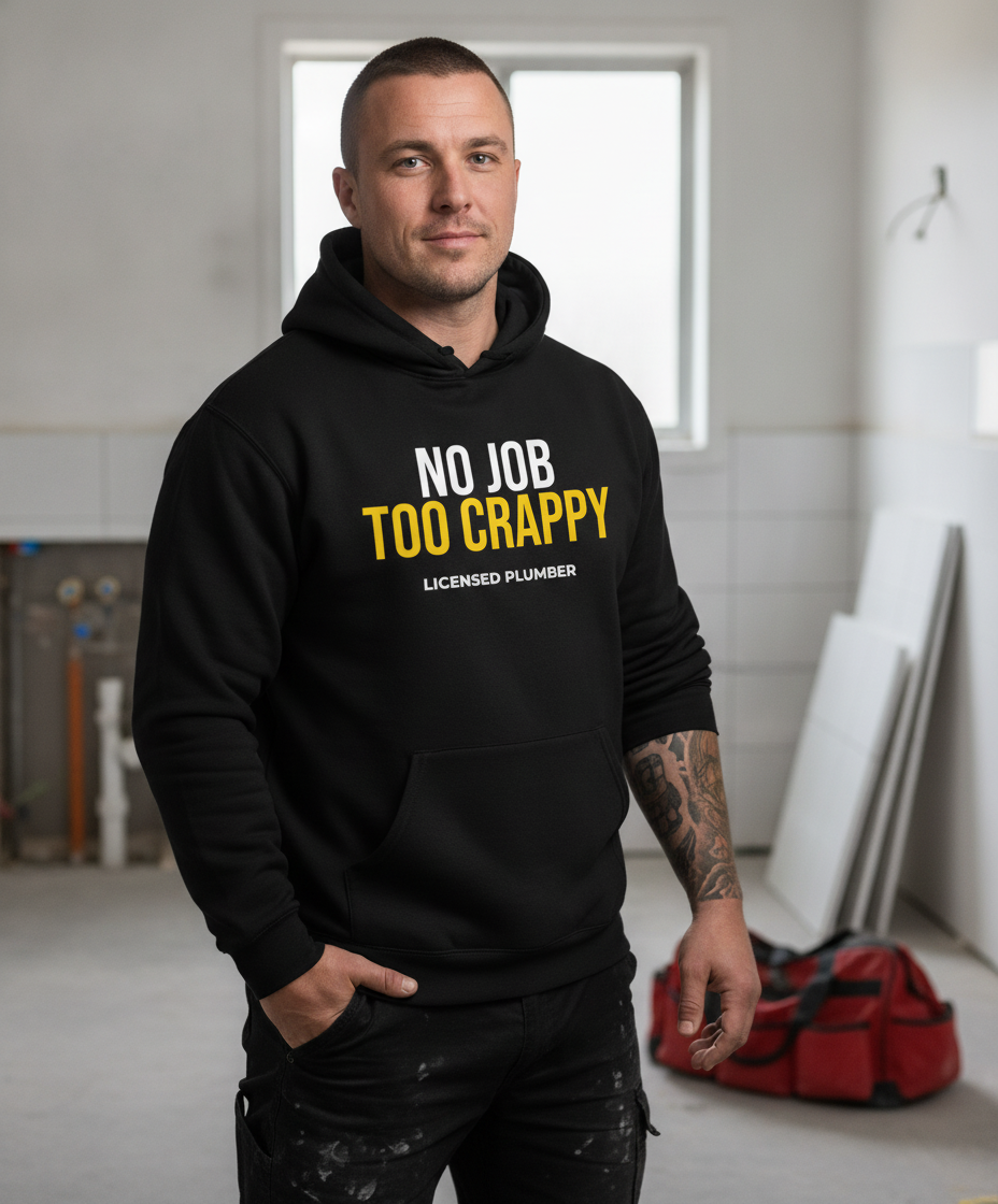 No Job Too Crappy Hoodie