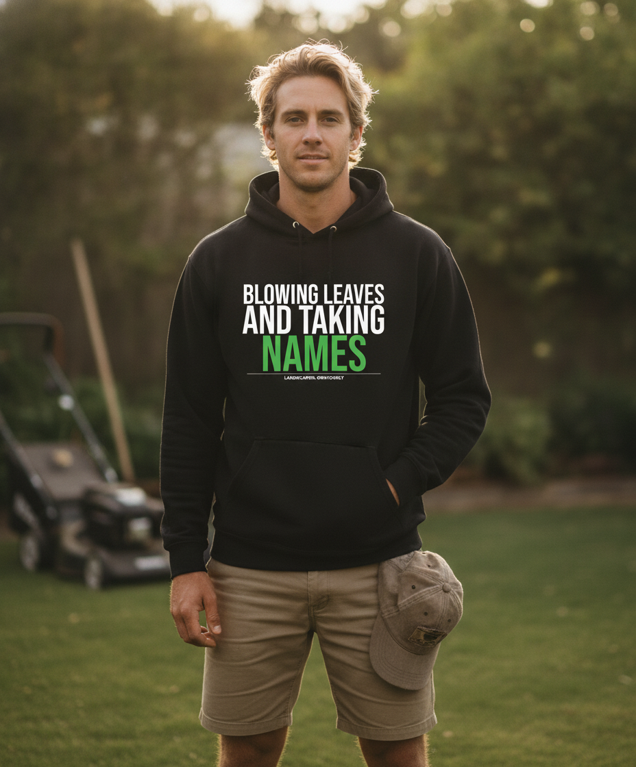 Blowing Leaves and Taking Names Hoodie