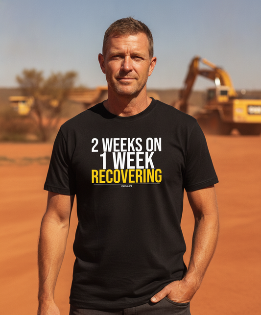 2 Weeks On, 1 Week Recovering Tee