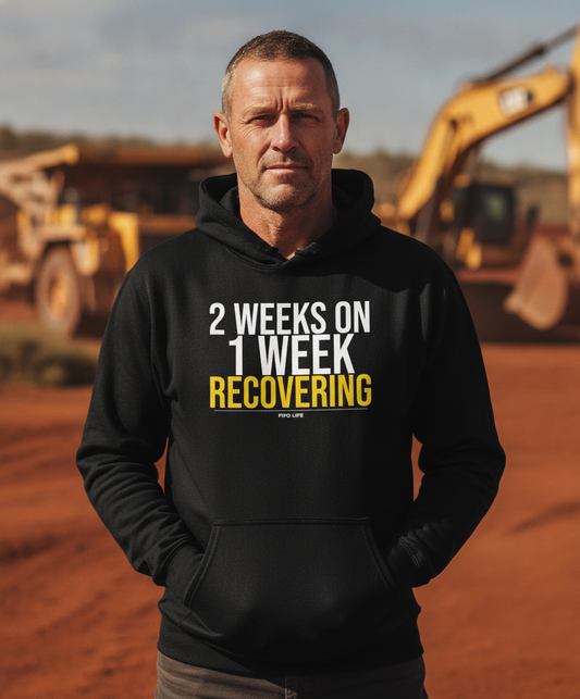 2 Weeks On, 1 Week Recovering Hoodie