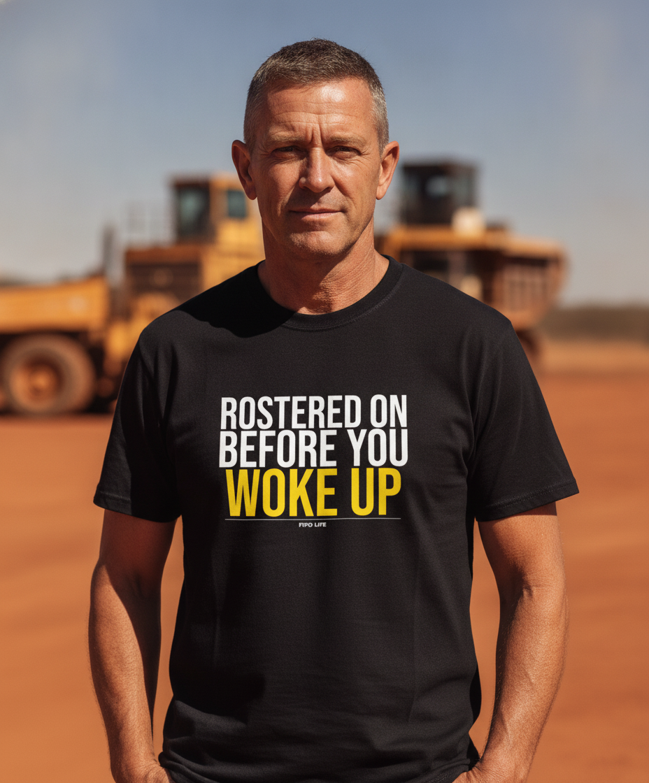 Rostered On Before You Woke Up Tee