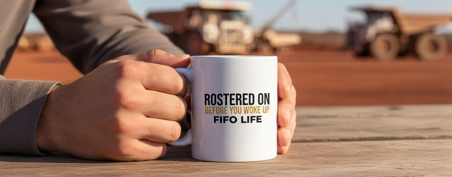 Rostered On Before You Woke Up Mug