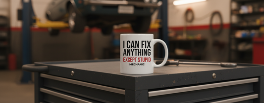 I Can Fix Anything (Except Stupid) Mug