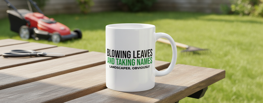 Blowing Leaves and Taking Names Mug